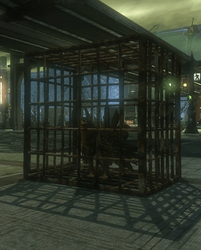 Imprisoned eagle
