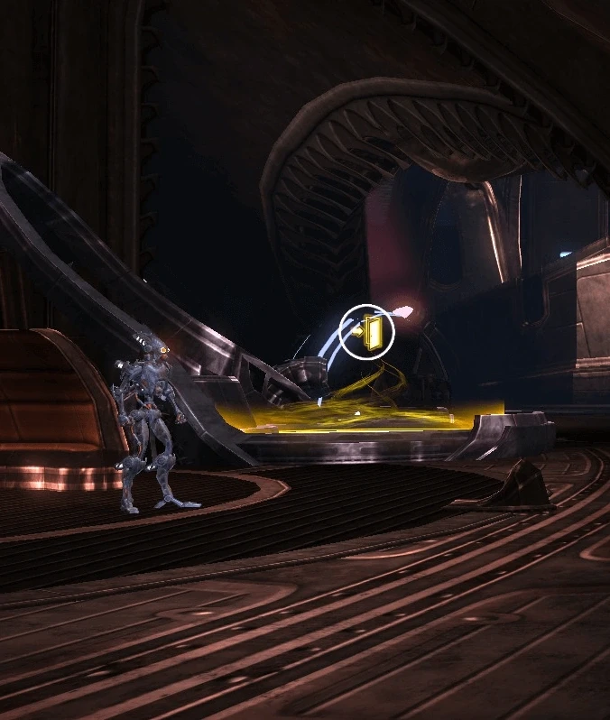 Portal and Vendor in the Hall of Doom