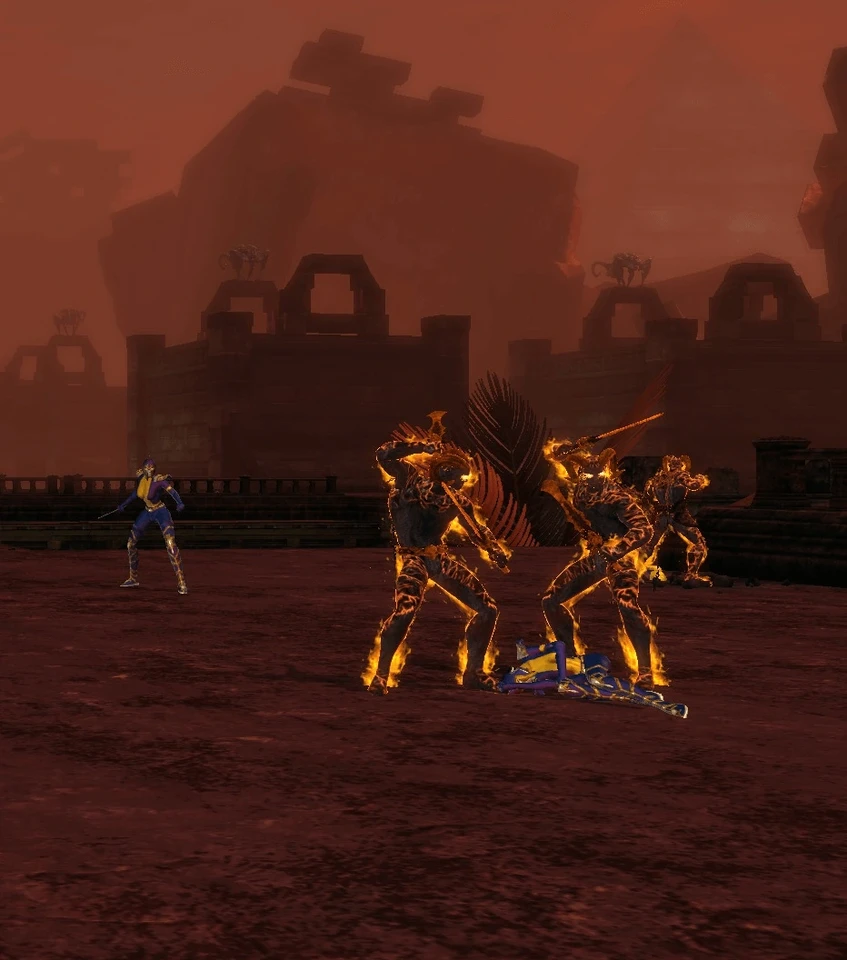 Sentinels of Magic battling Demons