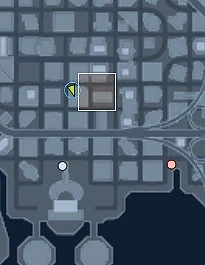 Mission Location. Lieutenant Lethantos can be found at the green arrow.