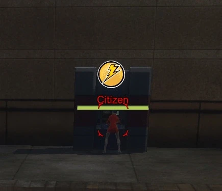 Citizen at ATM