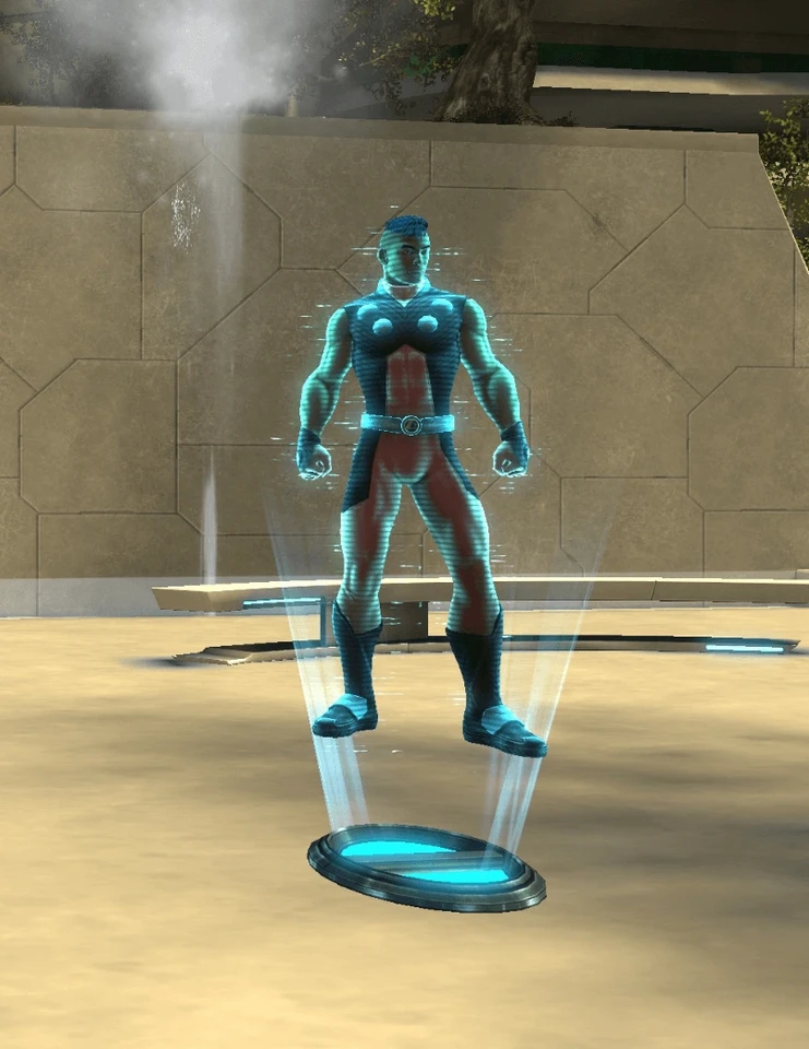 Hologram of Cosmic Boy