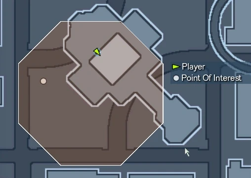 The player is at the drop off point.