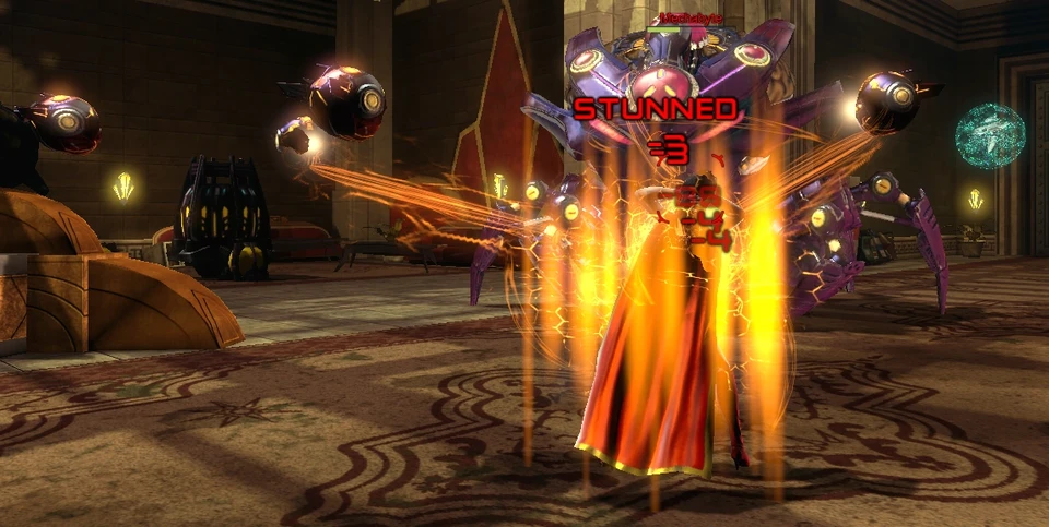 The battle against the Mechabyte and the pesky repairbots.
