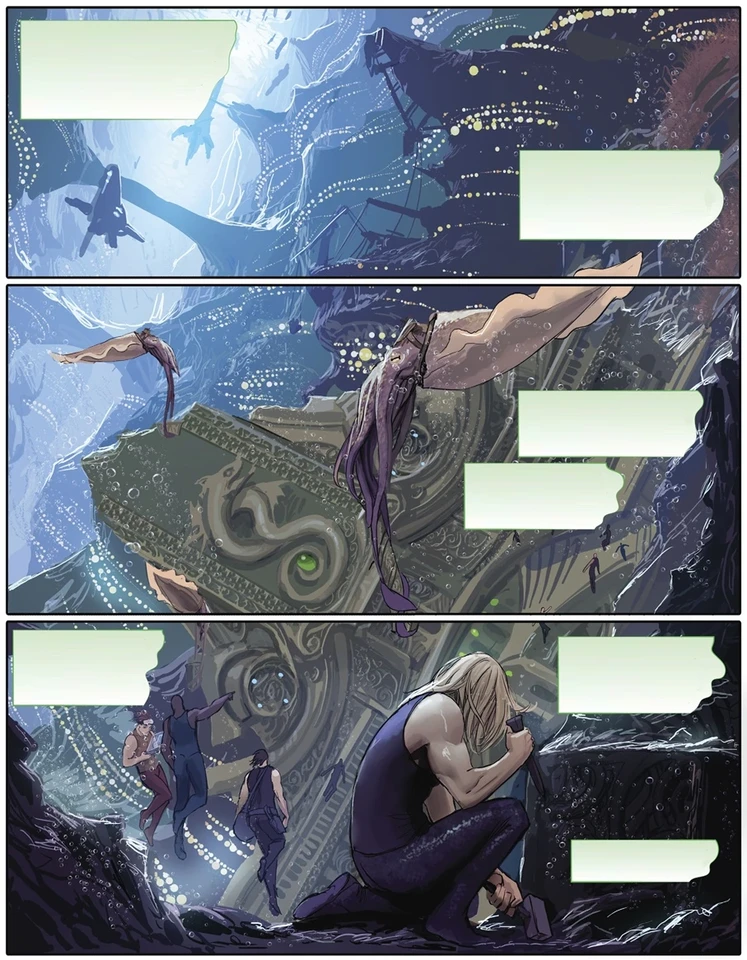 Interior art from Aquaman Vol 8 #25 (2017)