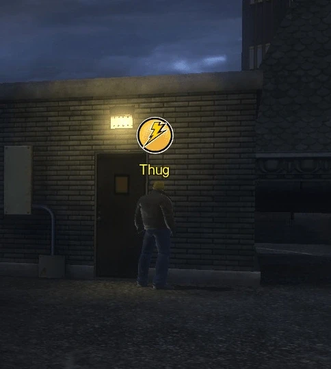 Thug trying to break in