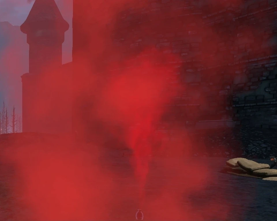 Smoke Grenade activated