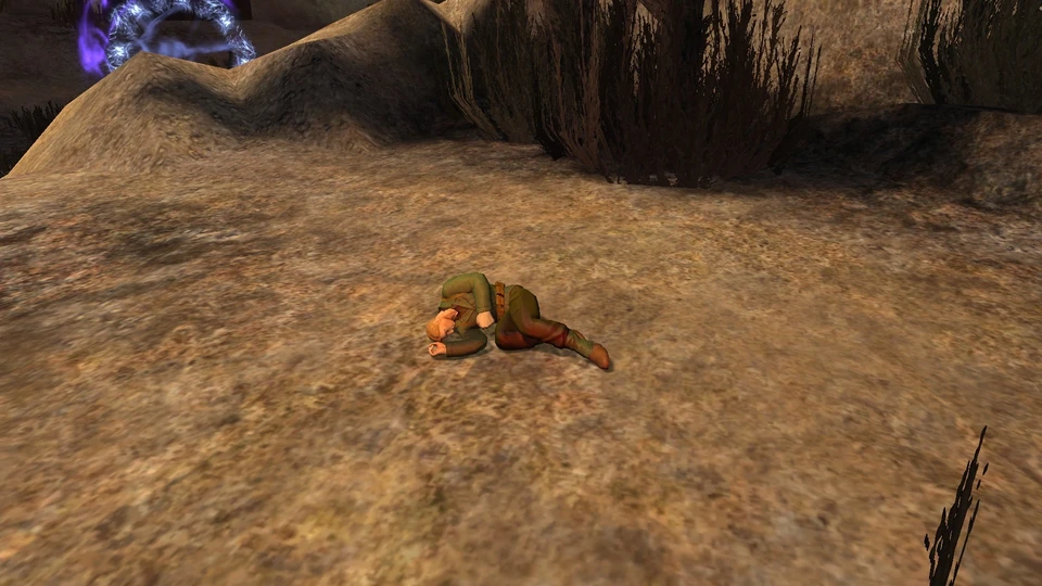 Injured Allied Trooper