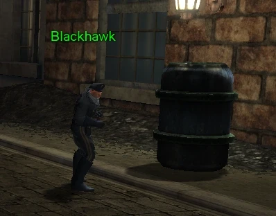 Blackhawk Guarding Chemical Weapons