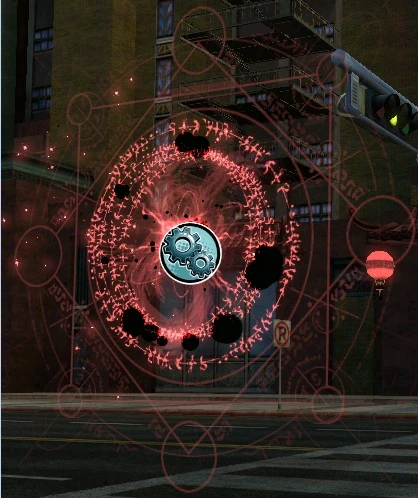 A portal from which a wrath demon could be summoned.