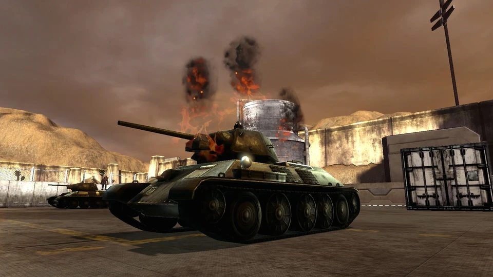 Tank - Heavily Damaged