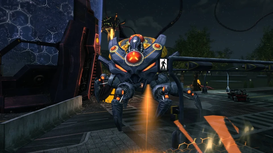 Arachno Overlord attacking