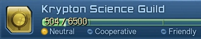 Renown - Krypton Science Guild