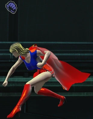 A player using , an interrupting attack.