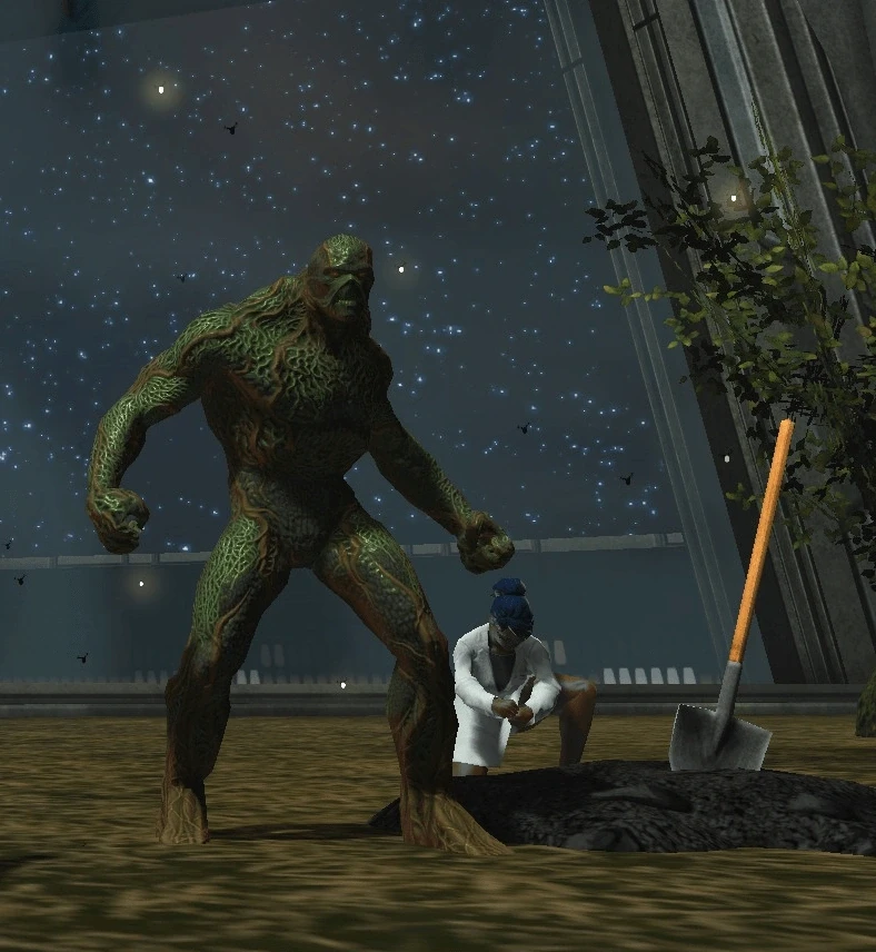 Swamp Thing and Doctor Sarah Charles (Watchtower)