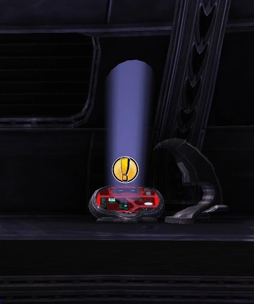 Daily Dose of Villainy console in the Hall of Doom
