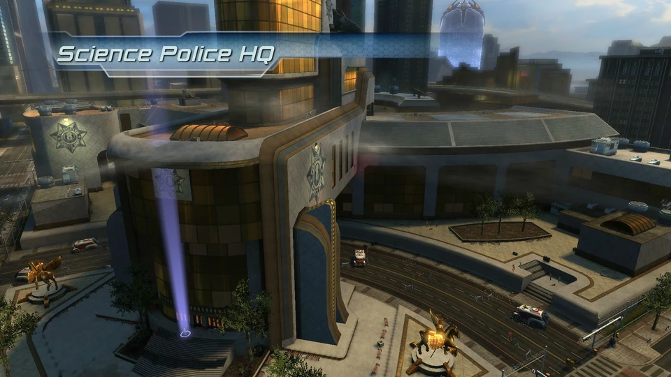 Science Police HQ Entrance