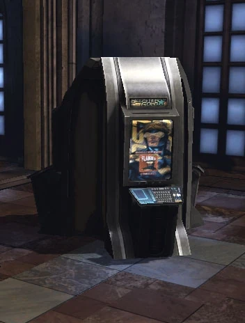 Booster Gold Kiosk