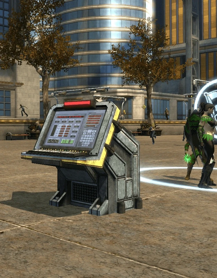 Retured Race Console near race start in Metropolis