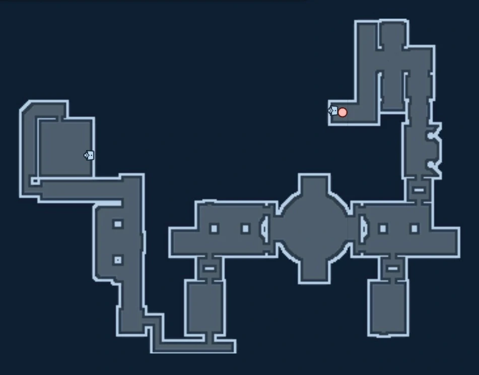 Map - Flash Museum Burglary