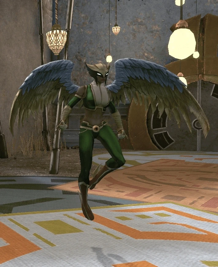 Hawkgirl in the Safezone