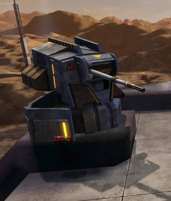 Turret with bomb