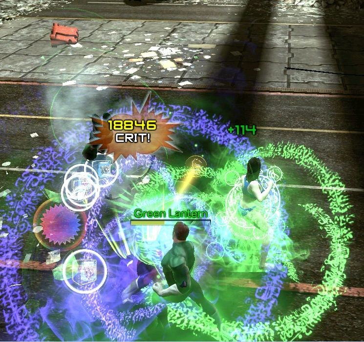 Clicking 1 as the Spectre to unleash a deadly special attack.